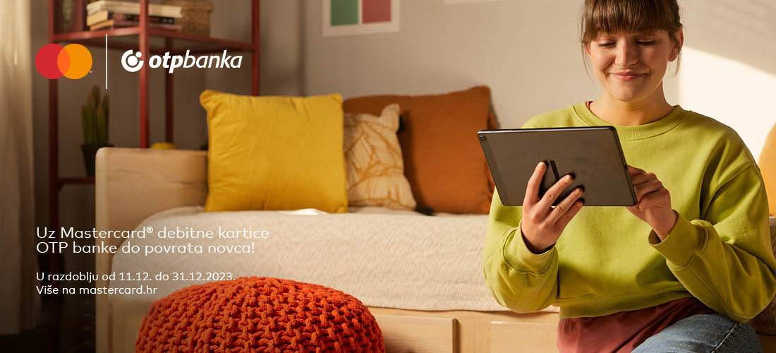 Uz Mastercard® debitne kartice OTP banke do povrata novca