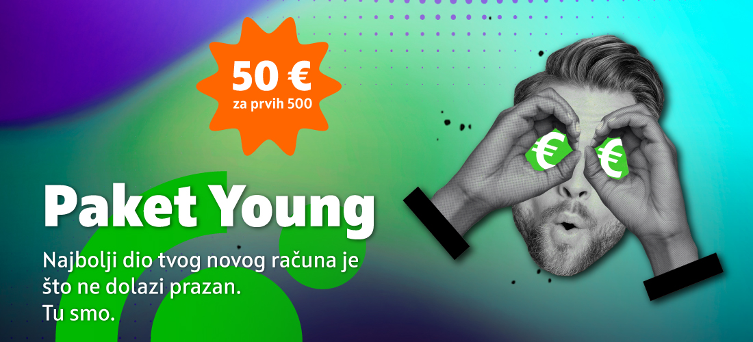 Promotivna kampanja „Otvaranje paketa Young“ Promotivna kampanja „Otvaranje paketa Young“