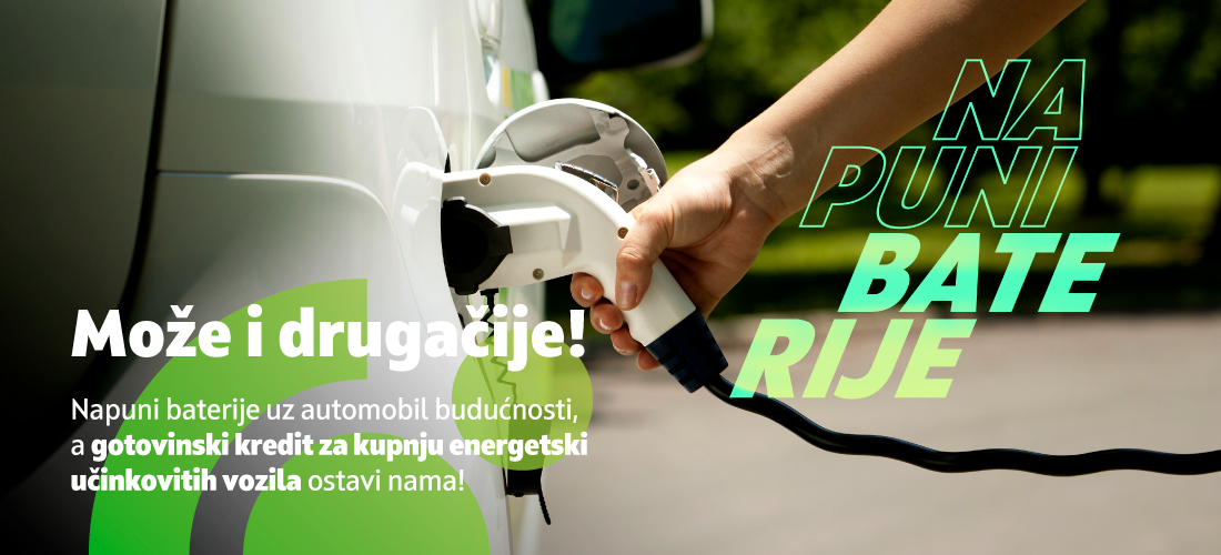 Gotovinski krediti za kupnju energetski učinkovitih vozila u EUR