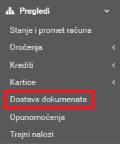 Dostava dokumenata