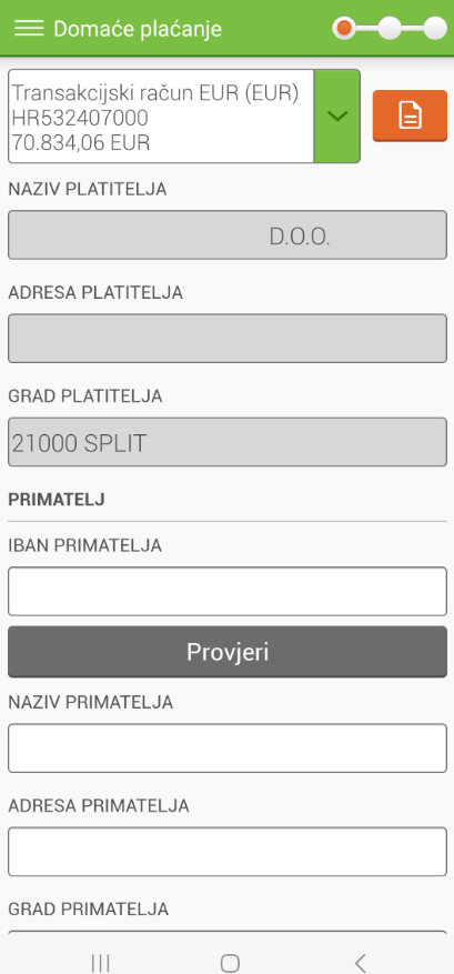 Domaće plaćanje