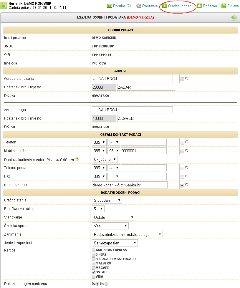 osobni podaci